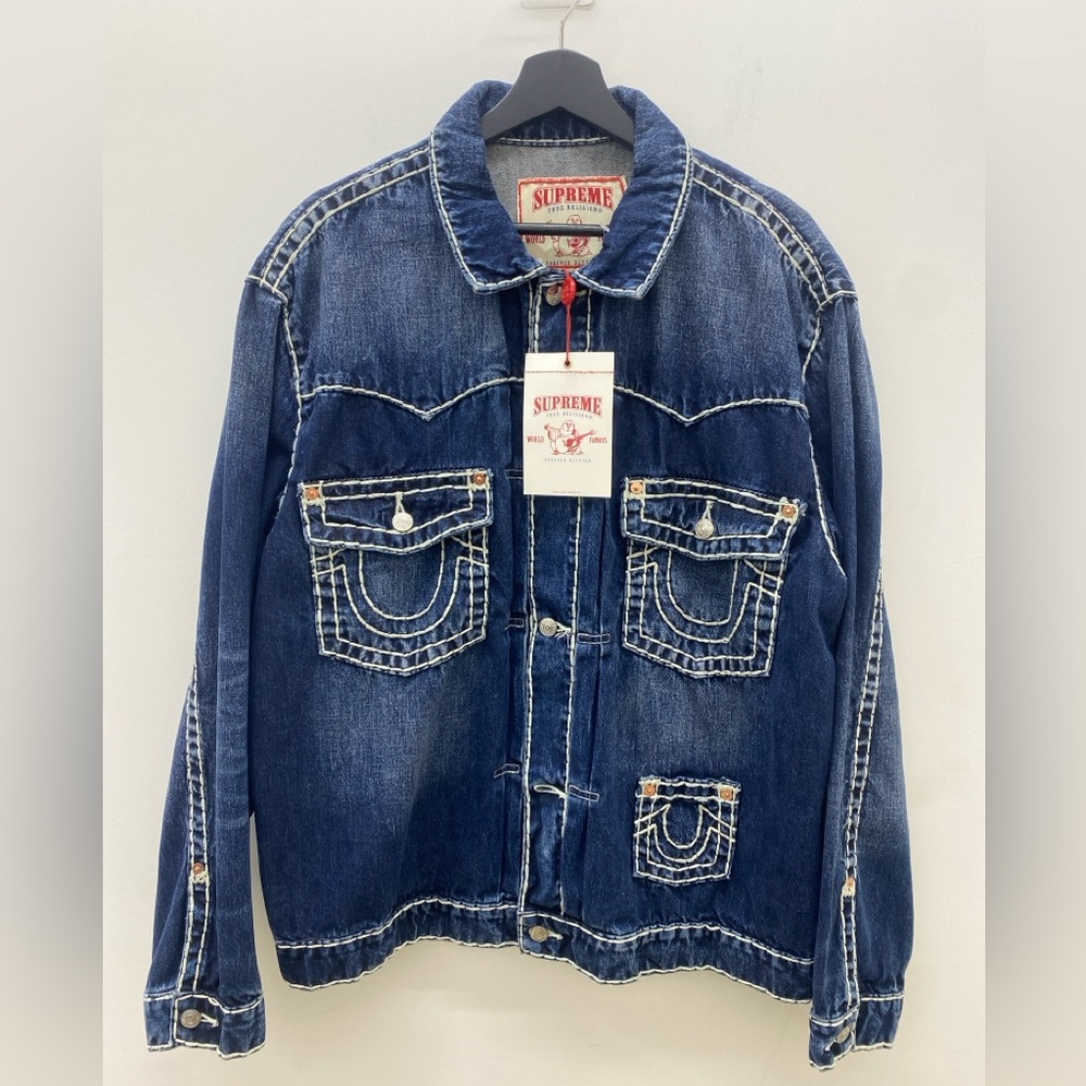 Supreme x True Religion Denim Jacket. Brand new with tag. Size X-Large.